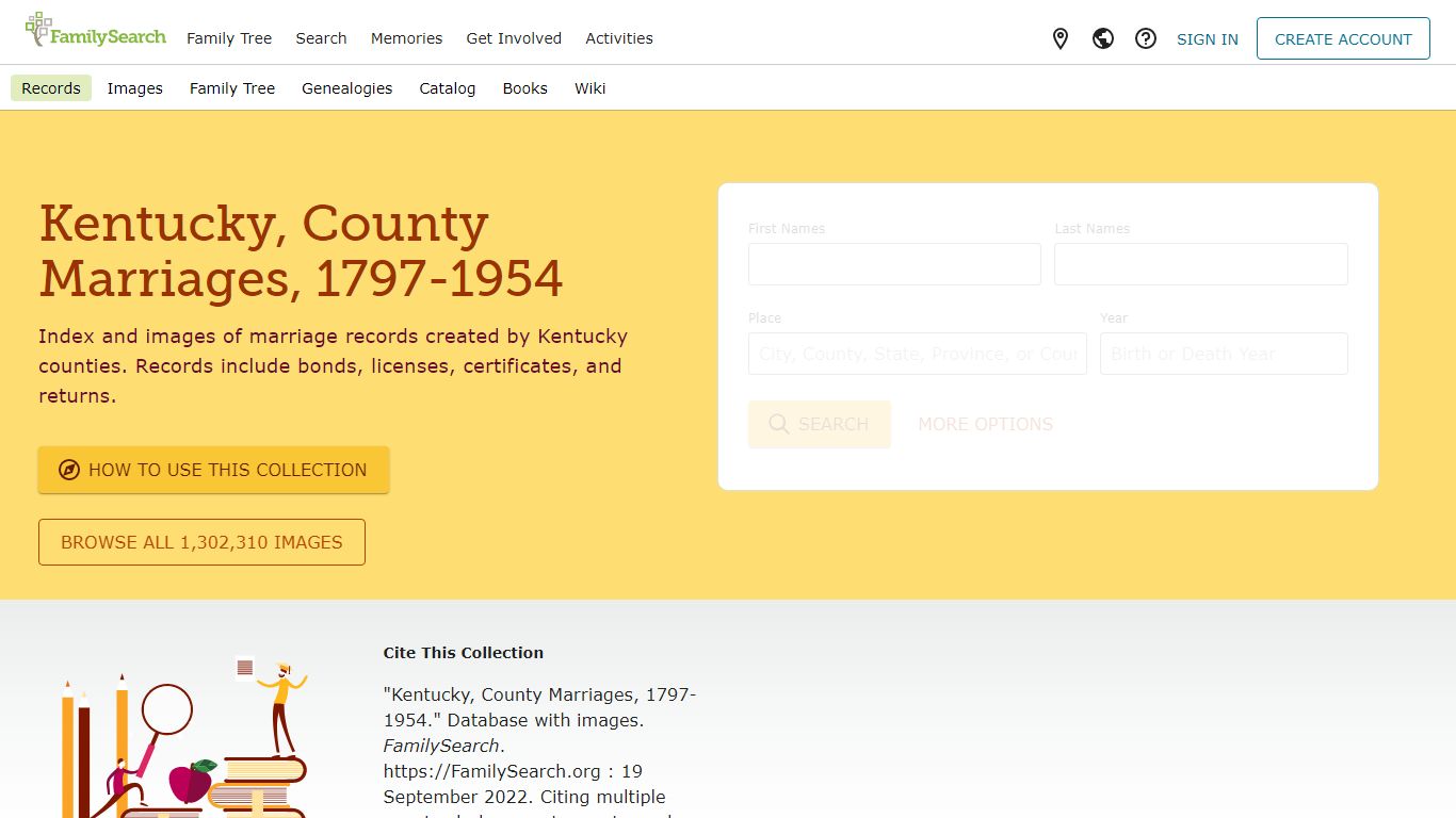 Kentucky, County Marriages, 1797-1954 • FamilySearch